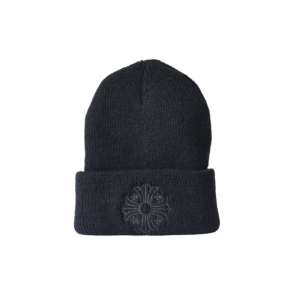 Chrome Hearts Plus Cross Beanie Black - Picture 1 of 2